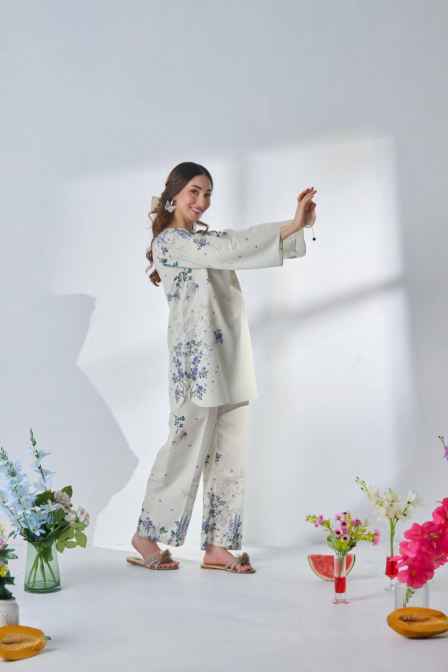French Levender | Co-ord set| By cocoon pakistan